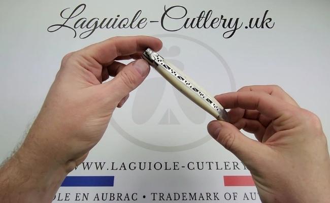 laguiole knife cattle bone video