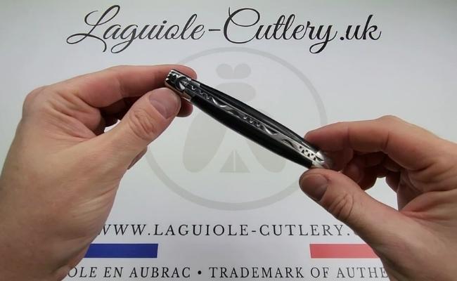 laguiole knife ebony wood video