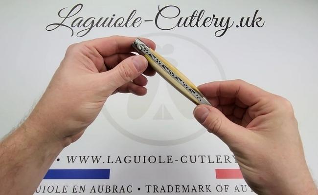 laguiole knife pistachio wood video
