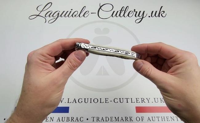 Classic Laguiole pocket knife with a stag horn handle