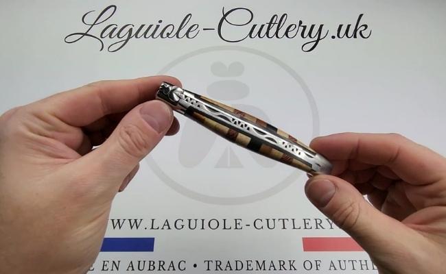 laguiole knife woodstock shiny video