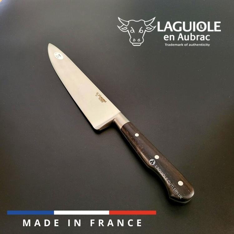 laguiole chef knife ebony wood