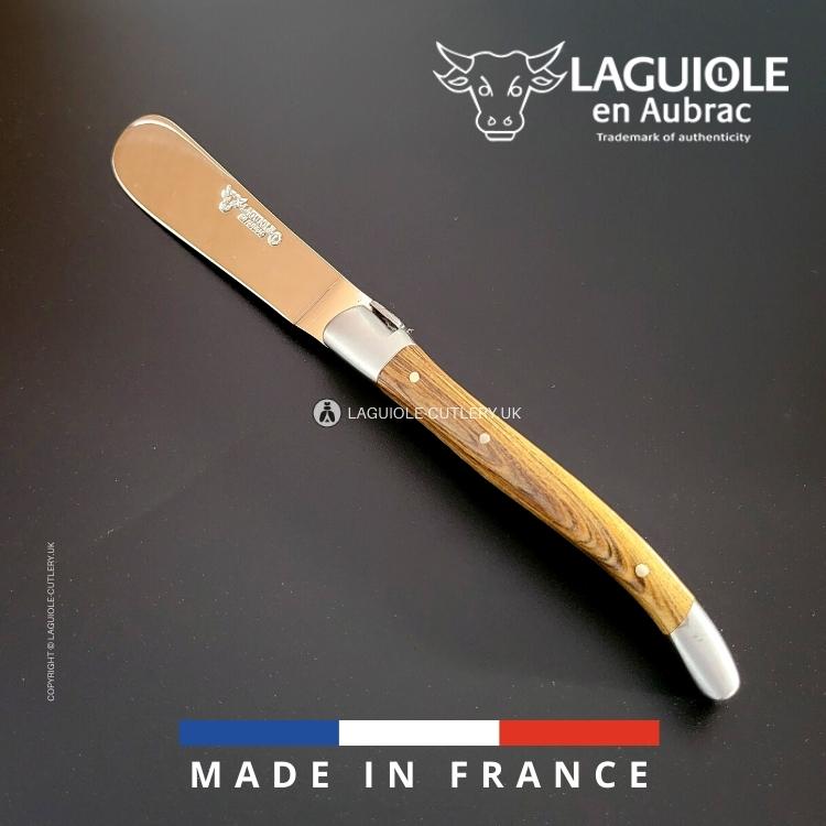 laguiole butter knife pistachio wood