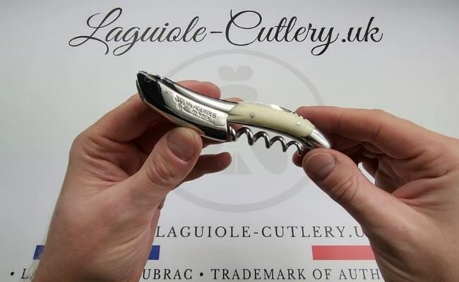 laguiole corkscrew cattle bone video