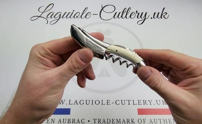 laguiole corkscrew mammoth ivory video