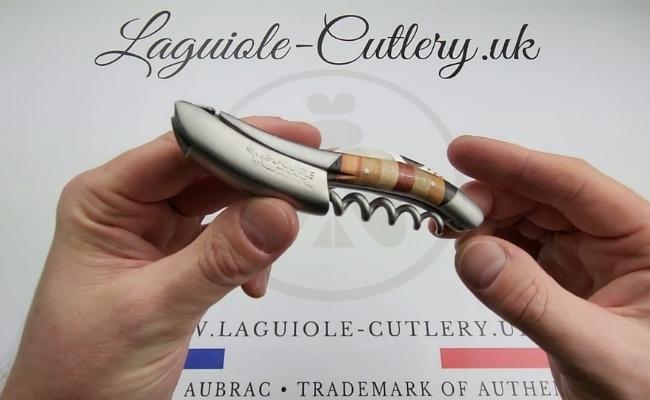 laguiole sommelier corkscrew woodstock video