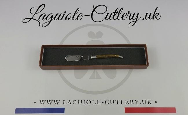laguiole butter knife pistachio wood