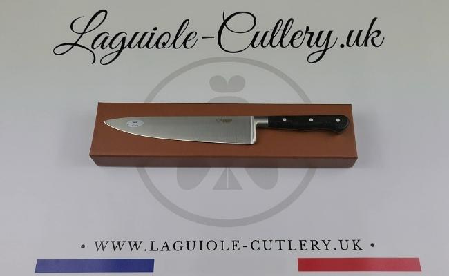 laguiole chef knife ebony wood
