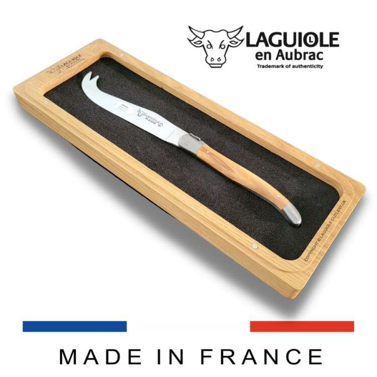 laguiole cheese knife olivewood