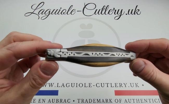 dodu laguiole knife ebony olivewood video