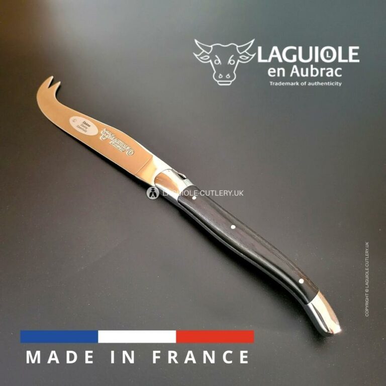laguiole cheese knife ebony wood