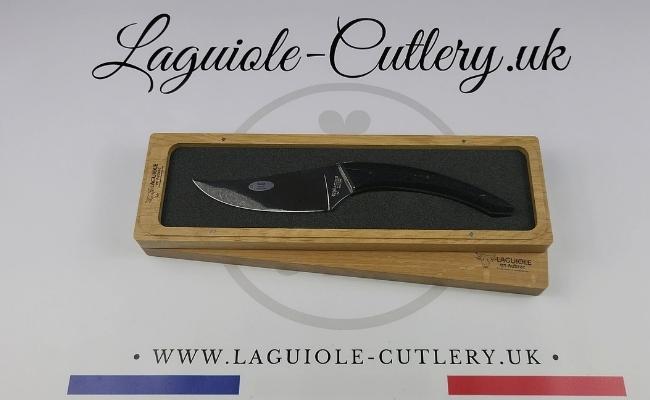 le buron laguiole cheese knife ebony wood handle