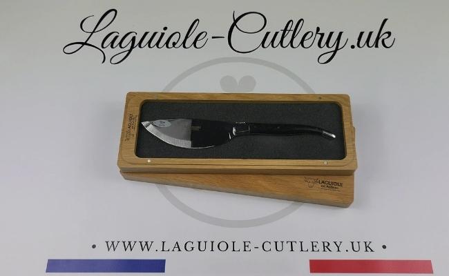 Laguiole pizza knife with an ebony handle