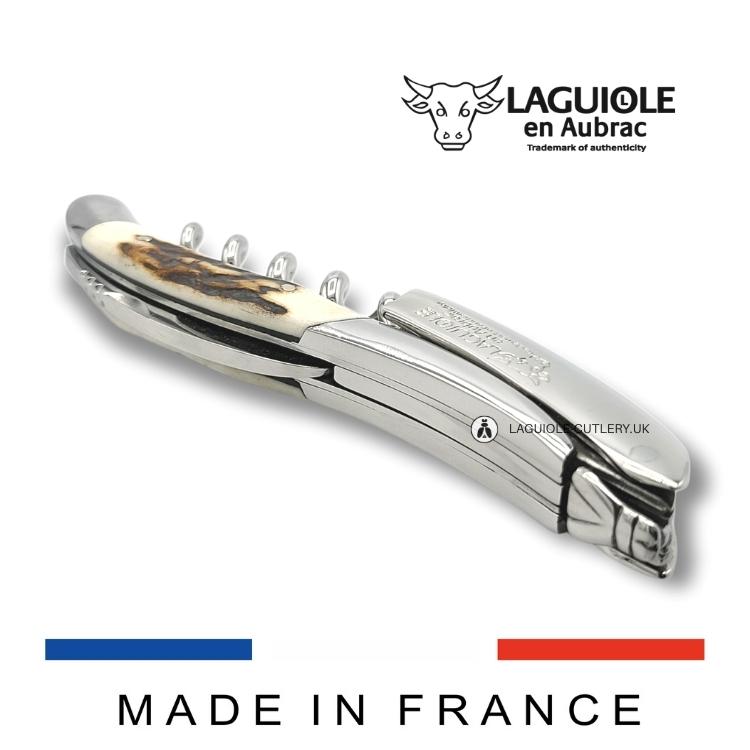 laguiole en aubrac corkscrew stag horn