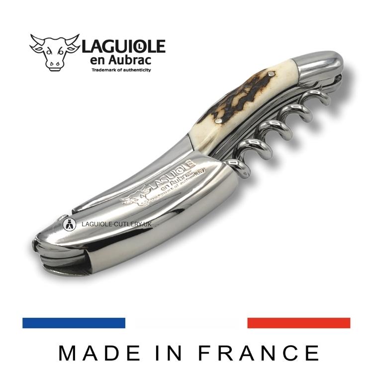 laguiole waiters corkscrew stag horn