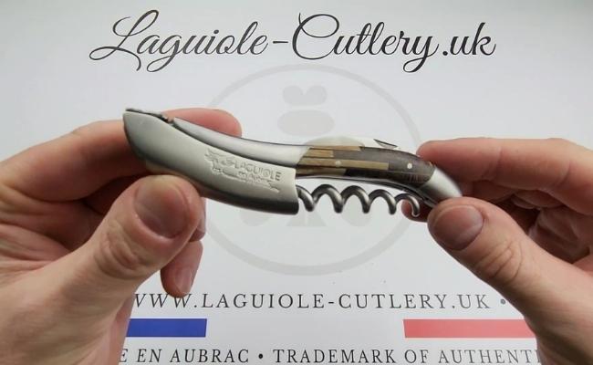 laguiole corkscrew etincelle marquetry video