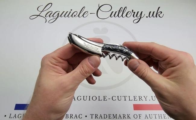 laguiole corkscrew mussel shells video