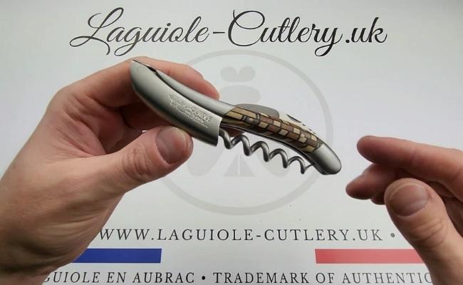 laguiole corkscrew orgue marquetry video