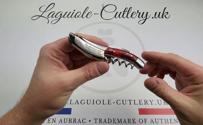 laguiole corkscrew red marschmallow video