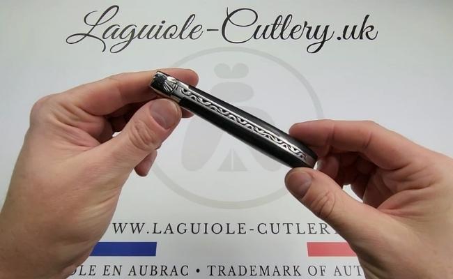 crocus laguiole knife ebony wood video