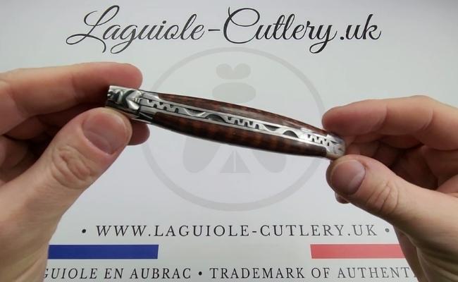 laguiole knife snakewood video