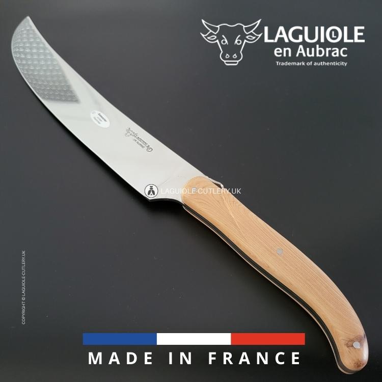 laguiole champagne saber juniper wood
