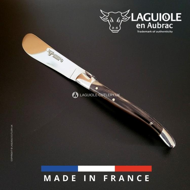 laguiole butter knife zebu horn tip