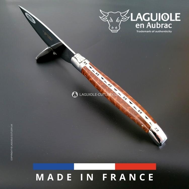 laguiole pizza knife snakewood