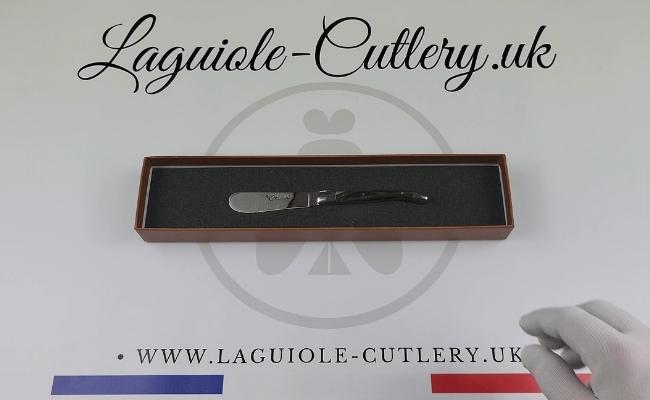 laguiole butter knife zebu horn tip
