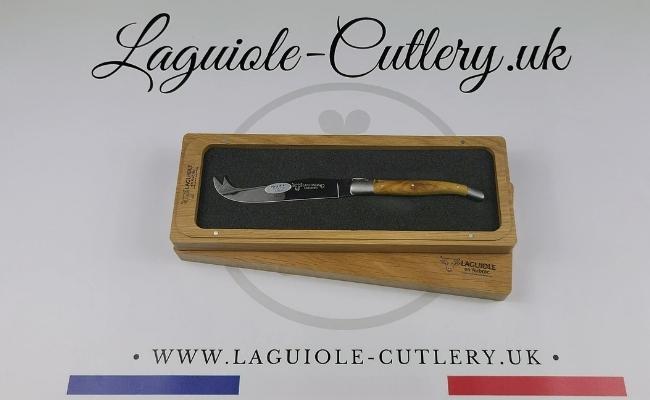 laguiole cheese knife pistachio wood