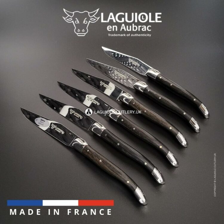 set of 6 laguiole dessert knives