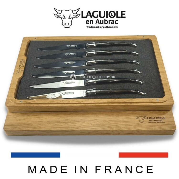 set of 6 laguiole dessert knives