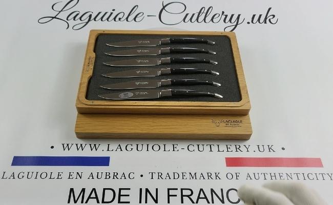 set of 6 laguiole dessert knives