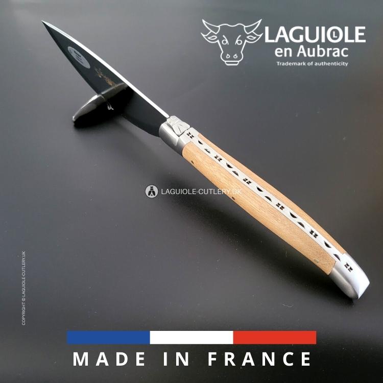 laguiole pizza knife walnut wood