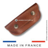 brown leather sheath for corkscrews