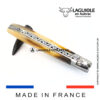 crocus laguiole pocket knife horn tip