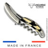 laguiole sommelier corkscrew ebony/bone inlay