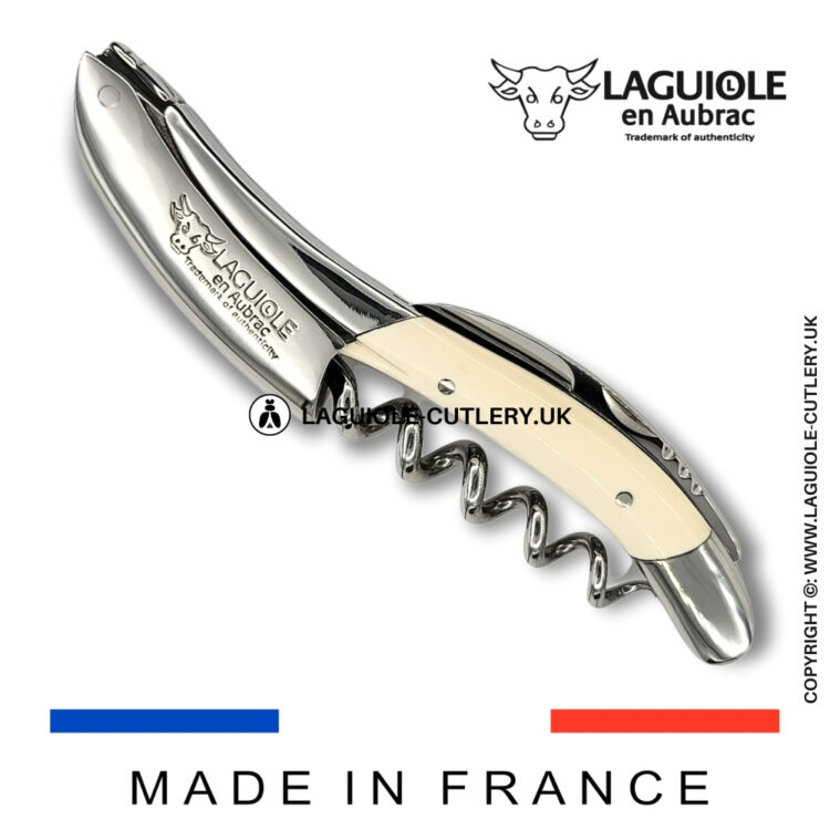 laguiole sommelier corkscrew mammoth ivory