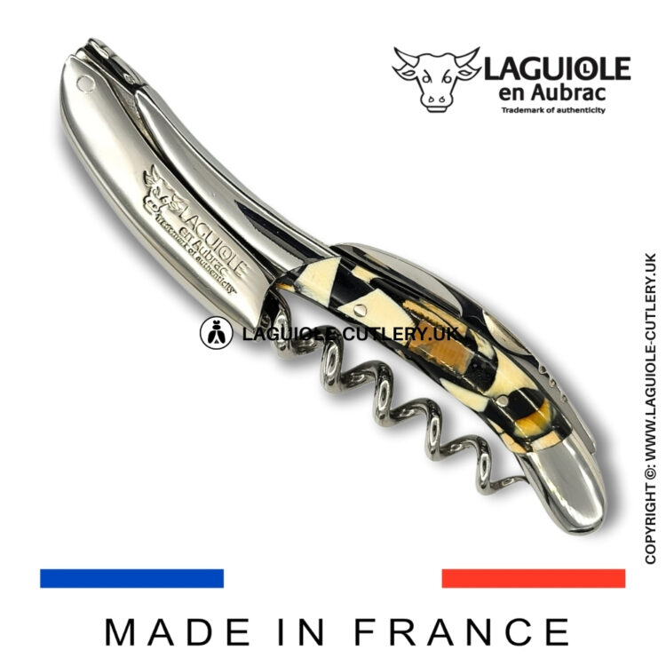 laguiole sommelier corkscrew nougatine ivory