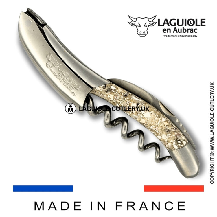 laguiole sommelier corkscrew oyster shells
