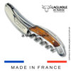 laguiole sommelier corkscrew thuya wood