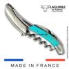 laguiole sommelier corkscrew turquoise stone