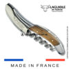 laguiole sommelier corkscrew walnut wood