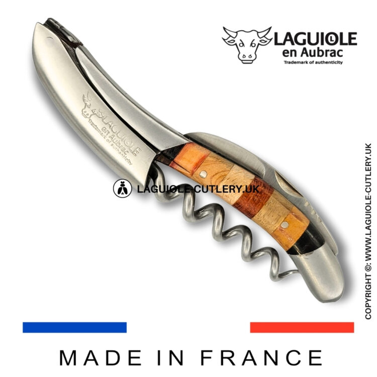 laguiole sommelier corkscrew woodstock marquetry