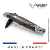 laguiole pocket knife bog oak wood