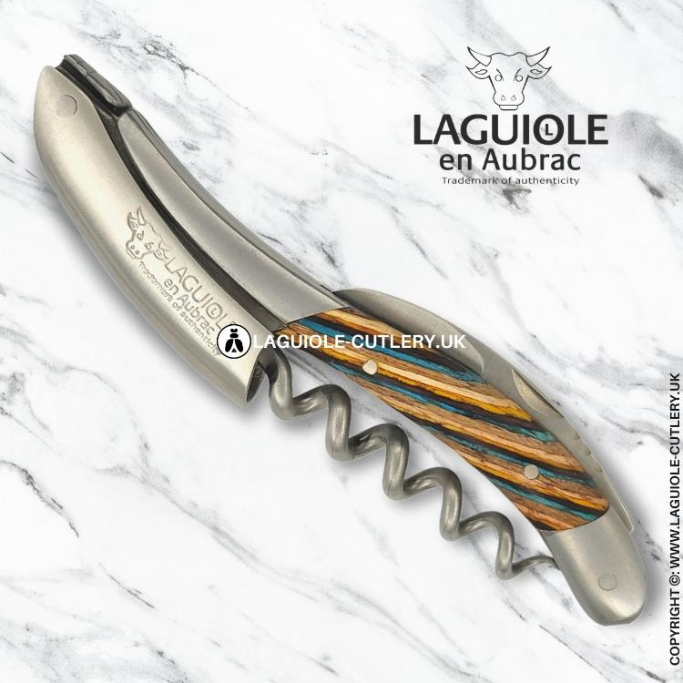 laguiole waiter's corkscrew brown colorwave