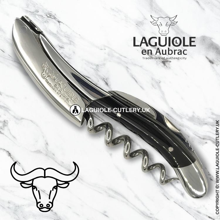 laguiole sommelier corkscrew buffalo horn