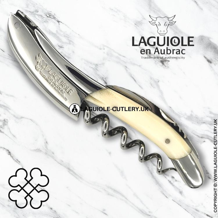 laguiole sommelier corkscrew cattle bone