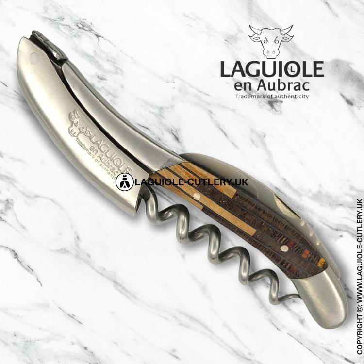 laguiole sommelier corkscrew etincelle marquetry