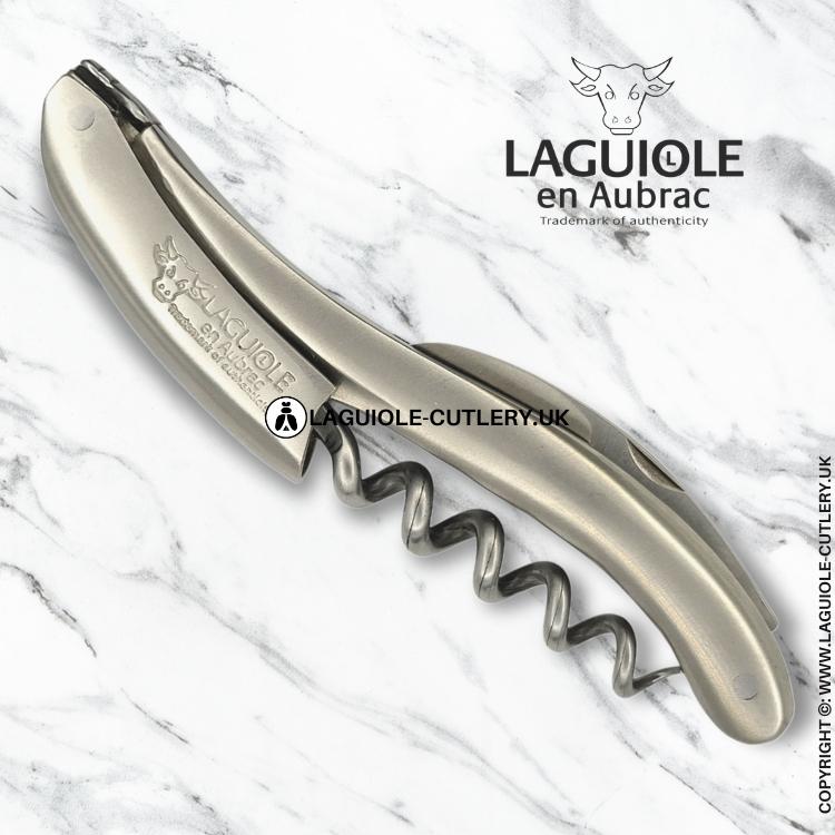laguiole sommelier corkscrew shiny stainless steel